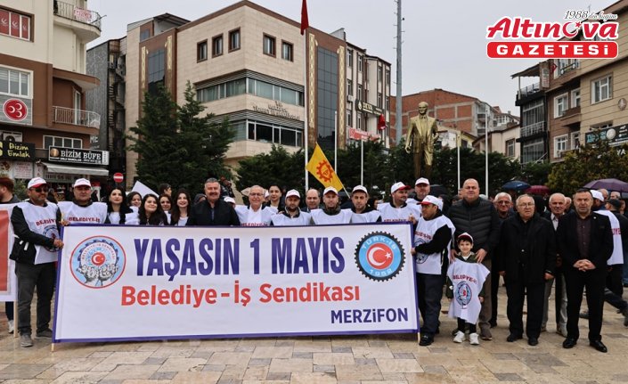 Merzifon’da 1 Mayıs Emek ve Dayanışma Günü kutlandı