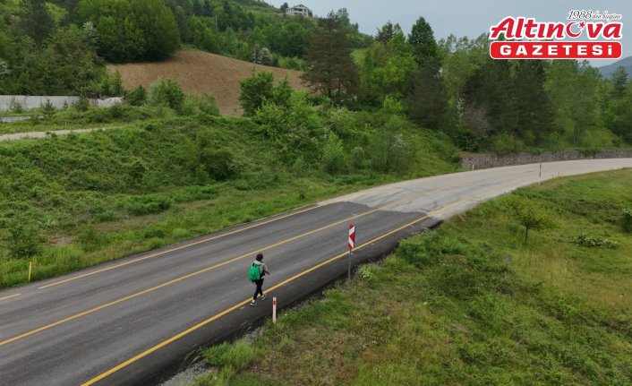 Muğla'dan yola çıkan genç Türkiye'yi yürüyerek geziyor