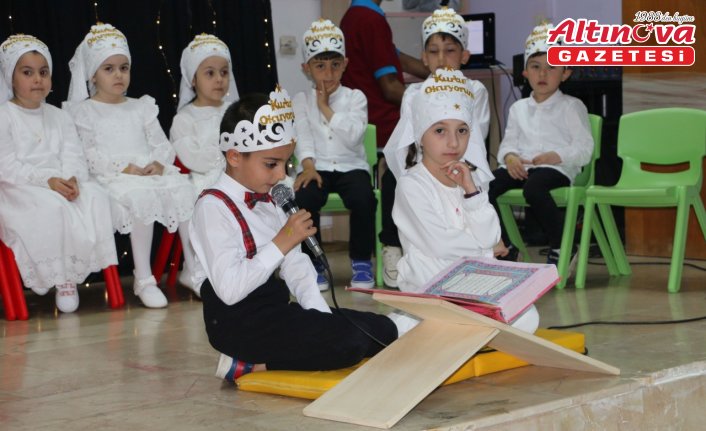 Of'ta Kur'an kursu öğrencileri için yıl sonu etkinliği düzenlendi