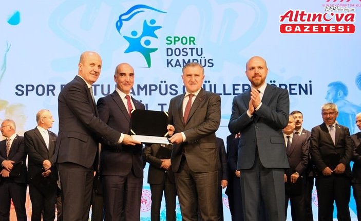 Ondokuz Mayıs Üniversitesine “Spor Dostu Kampüs“ ünvanı