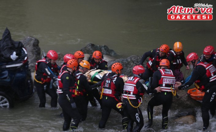 Rize'de 500 personelin katılımıyla bölgesel sel ve taşkın tatbikatı yapıldı