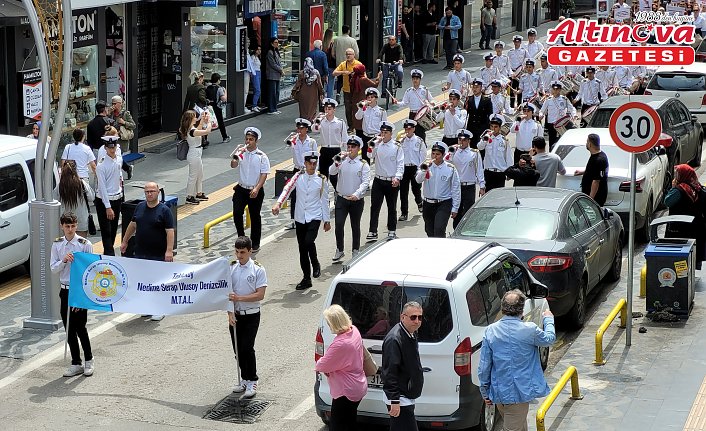 Samsun'da Dünya Tütünsüz Günü kapsamında bando eşliğinde yürüyüş düzenlendi