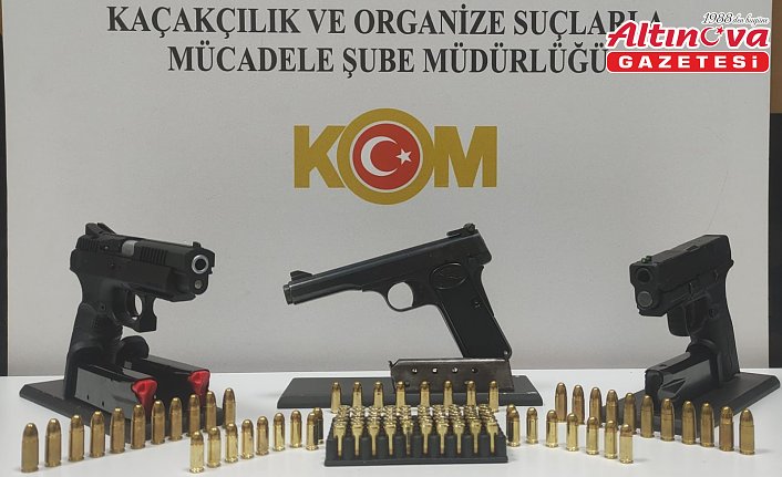 Samsun'da ruhsatsız silah operasyonunda 1 kişi yakalandı