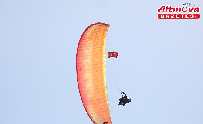 Samsun'da yamaç paraşütü etkinliği