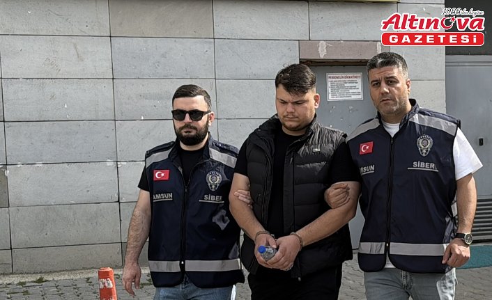 Samsun'da yasa dışı bahis operasyonunda yakalanan zanlı tutuklandı