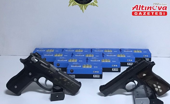 Samsun’da silah kaçakçılığı operasyonunda 2 kişi yakalandı