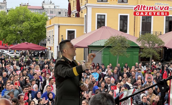 Samsun'da askeri bando konser verdi