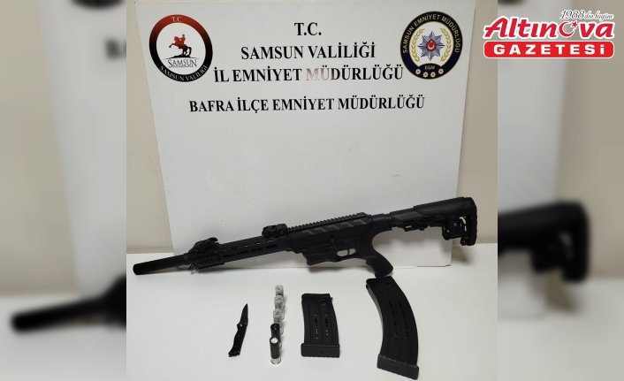 Bafra'da silahlı tehdit ve darp olayında 3 şüpheli yakalandı