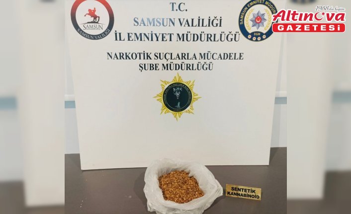 Samsun'da uyuşturucu operasyonunda 1 zanlı yakalandı