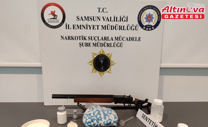 Samsun'da uyuşturucu operasyonunda 3 zanlı yakalandı