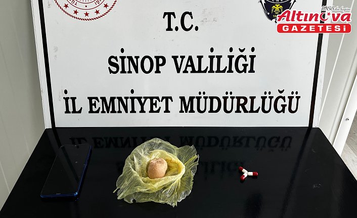 Sinop'ta uyuşturucu operasyonunda yakalanan kişi tutuklandı