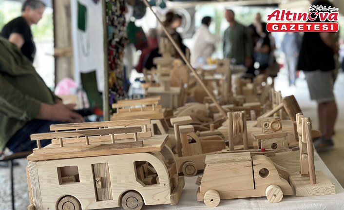 Sinop'un Gerze ilçesinde el emeği ve geri dönüşüm pazarı kuruldu