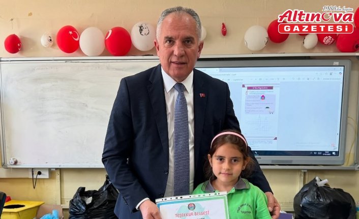 Taşova'da ilkokul öğrencilerinden “Atma Yazık Olur” kampanyası