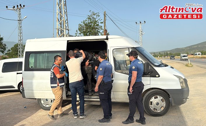 Tokat'ta 17 düzensiz göçmen yakalandı