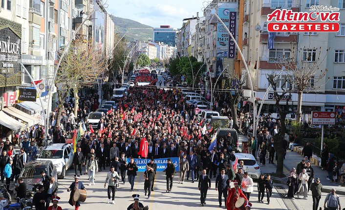 Tokat'ta 3 Mayıs Türkçülük yürüyüşü yapıldı