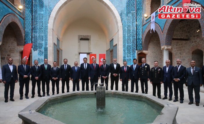 Tokat'ta bulunan turkuaz çinili Gökmedrese açıldı