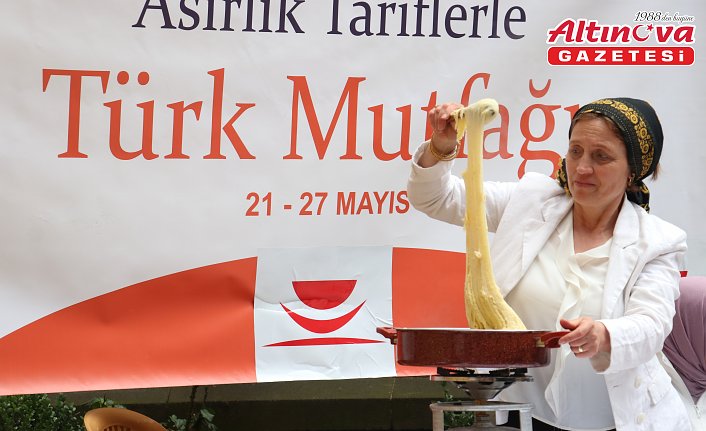 Trabzon'un yöresel lezzetleri Türk Mutfağı Haftası'nda tanıtıldı