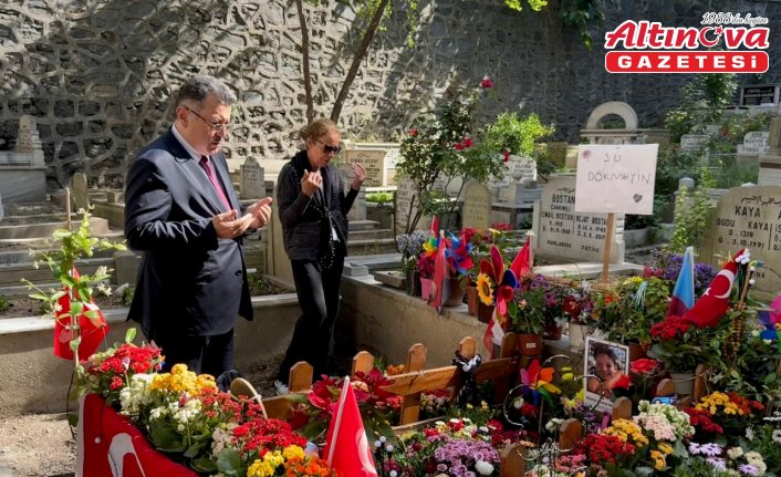 Trabzon Büyükşehir Belediye Başkanı Genç'ten, Mattia Ahmet Minguzzi'nin kabrine ziyaret