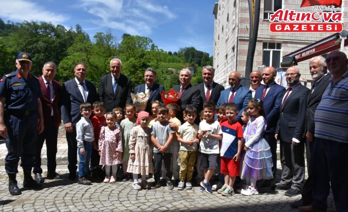Trabzon'da hayırsever iş insanlarının desteğiyle yaptırılan Kur'an kursunun açılışı yapıldı