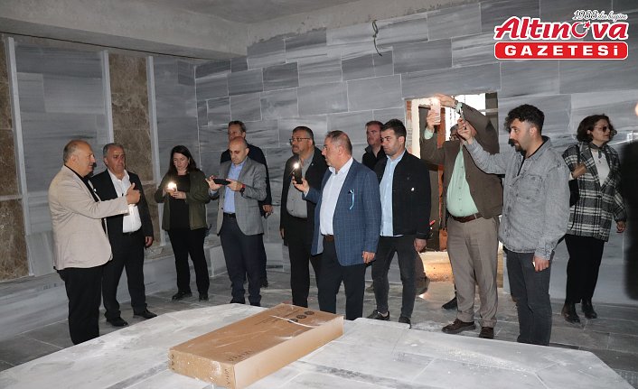 Ünye Belediye Başkanı Tavlı, yapımı devam eden projeleri inceledi