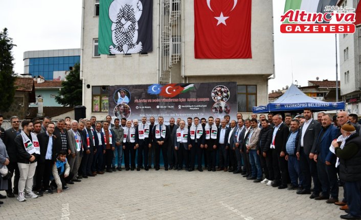 Vezirköprü’de Filistin ve Doğu Türkistan yararına kermes açıldı