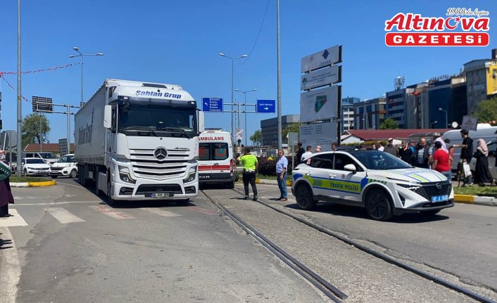 Zonguldak'ta tırın çarptığı yaşlı kadın öldü