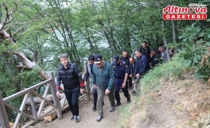 Amasya doğa yürüyüşü ve helikopter gösterisi yapıldı