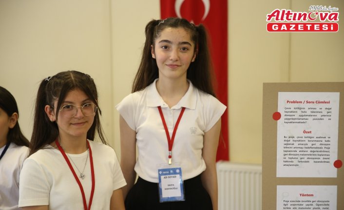 Atık malzemeler köy okulu öğrencilerinin eliyle hayat buldu