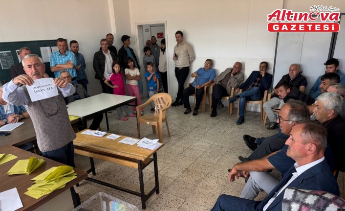 Bartın'da 3 köyde muhtarlık seçimi yapıldı