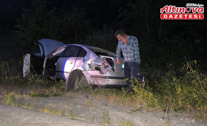 Bartın'da otomobil ile hafif ticari araç çarpıştı, 8 kişi yaralandı