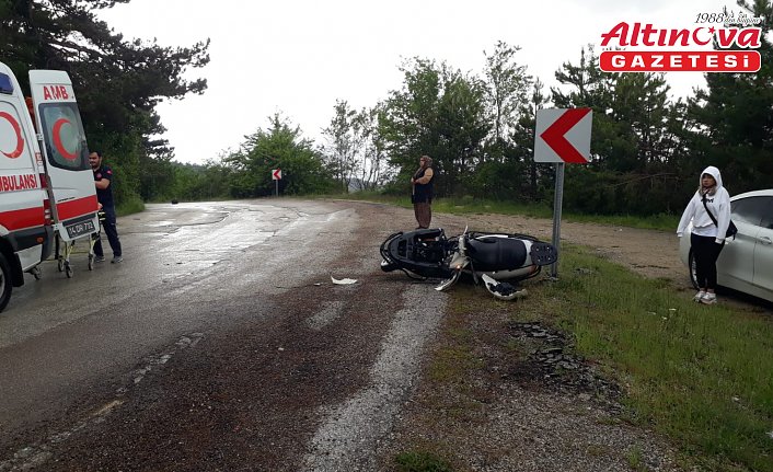 Bolu'da trafik kazasında yaralanan motosiklet sürücüsü hastanede öldü
