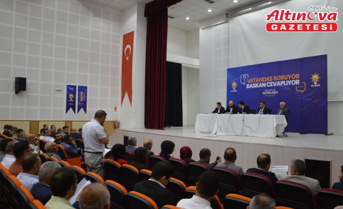 Büyükşehir Belediye Başkanı Doğan, Havza’da muhtarlar ve vatandaşlarla buluştu