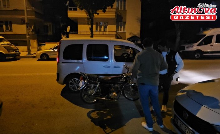 Çorum’da motosiklet çalan 2 şüpheli kovalamacayla yakalandı