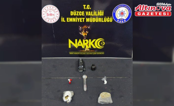 Düzce'de düzenlenen uyuşturucu operasyonlarında 2 şüpheli tutuklandı