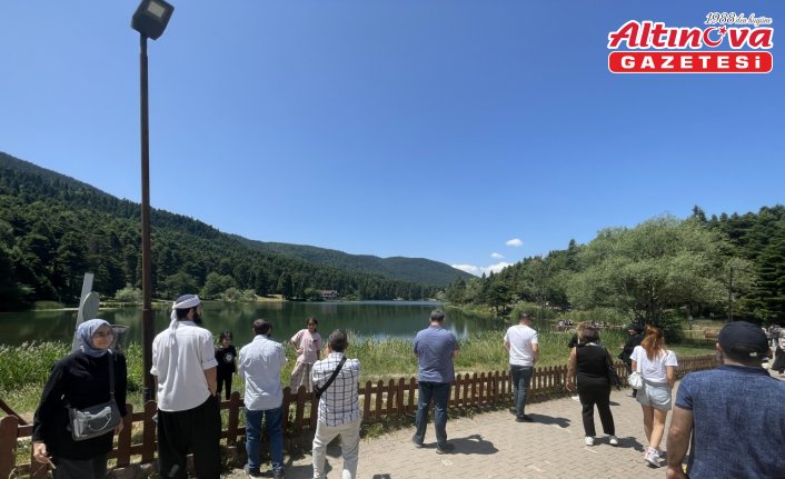 Gölcük Tabiat Parkı hafta sonu ziyaretçilerini ağırladı