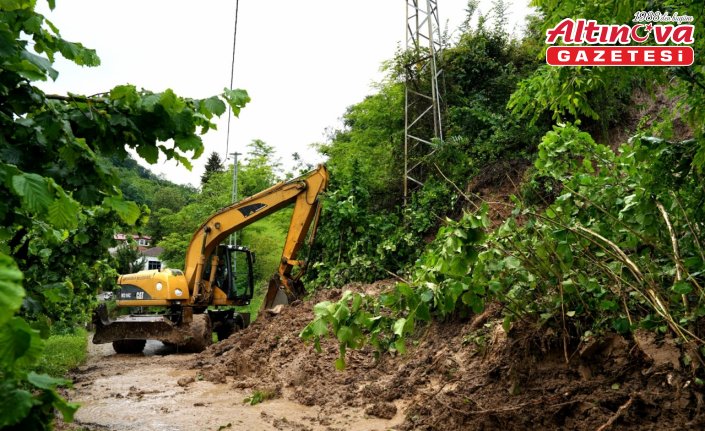 Trabzon'da sağanak etkili oldu