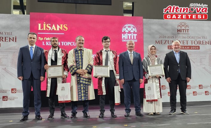 Hitit Üniversitesinde mezuniyet töreni düzenlendi