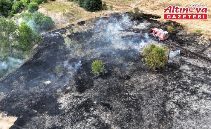 Karabük'te çıkan anız yangını söndürüldü