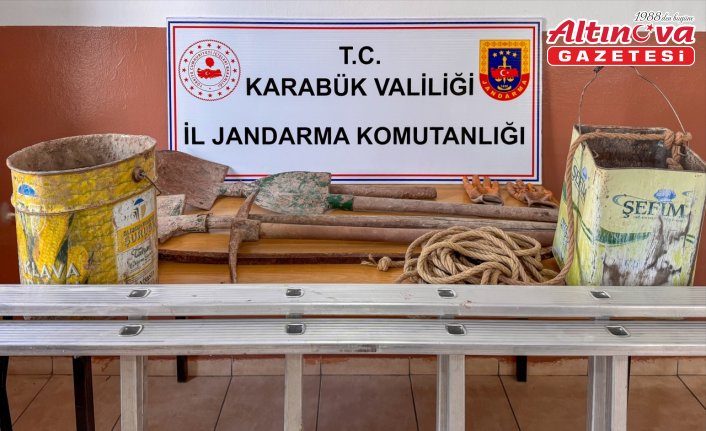 Karabük'te izinsiz kazı yapan 2 kişi suçüstü yakalandı