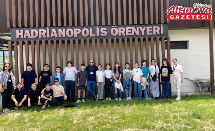 Karabük'te öğrenciler Hadrianapolis Antik Kenti'ni ziyaret etti