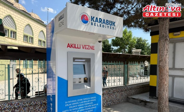 Karabük'te yeni akıllı vezneler hizmete girdi
