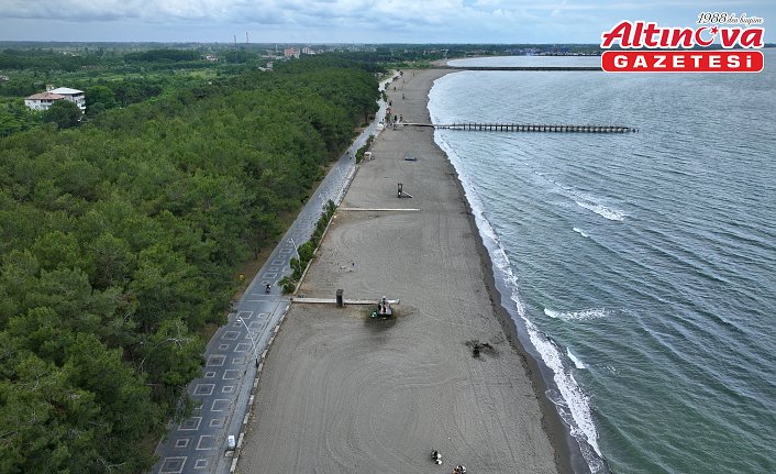 Karadeniz'in en uzun sahil şeridine sahip kenti Samsun'da mavi bayraklı plajlar 16'ya yükseldi