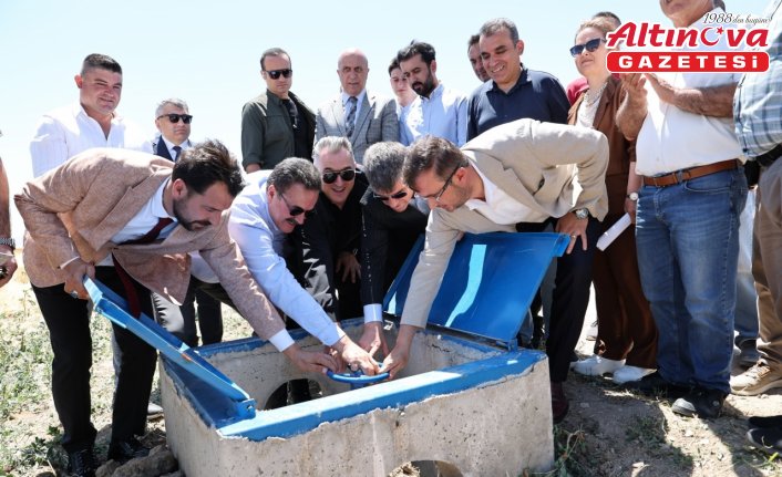 Merzifon'da sulama tesisleri hizmete açıldı