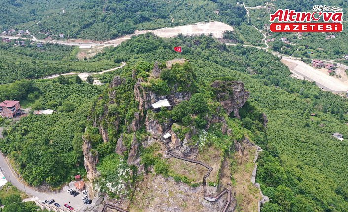 Ordu'daki 2 bin 500 yıllık Ünye Kalesi ziyaretçilerini ağırlamaya başladı