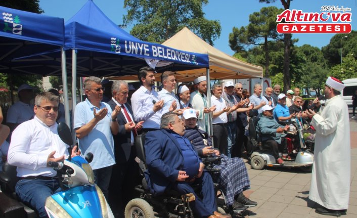 Ordu'da Gazze'de hayatını kaybedenler için gıyabi cenaze namazı kılındı