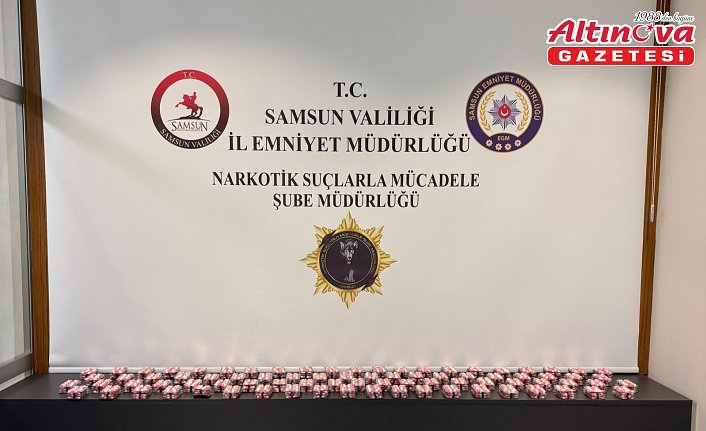 Samsun'da uyuşturucu operasyonunda 2 zanlı yakalandı