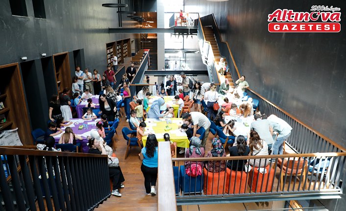 Samsun Kültür Yolu Festivali'nde minikler çivi yazısı yazdı