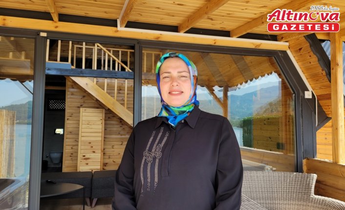 Samsun'da göl manzaralı bungalov evler turizme hizmet edecek