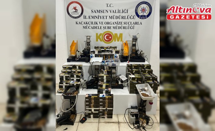 Samsun'da kaçakçılık operasyonunda 4 zanlı yakalandı