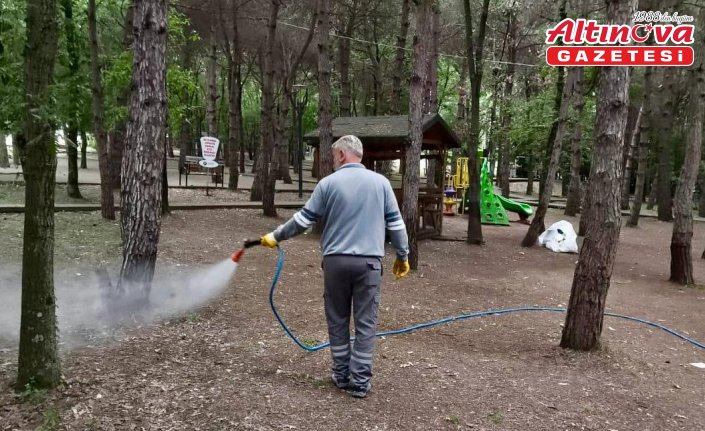 Samsun'da kenelere karşı 330 parkta ilaçlama çalışması başlatıldı
